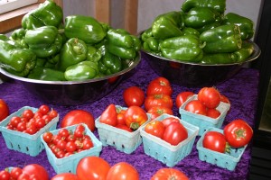 What you might find in the Hundred Acre Farm Community farm stand in late summer 