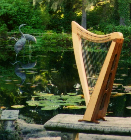 Harp and Cranes